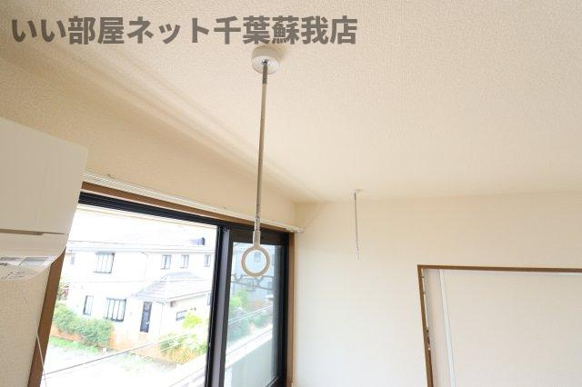 カサベルデ　Ａの寝室|室内物干