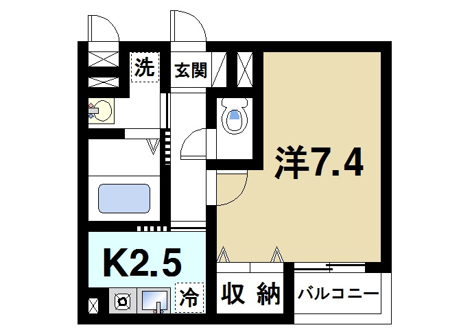 ＡＬＨＯＵＳＥ南城戸の間取り|キッチン独立のおすすめ間取り