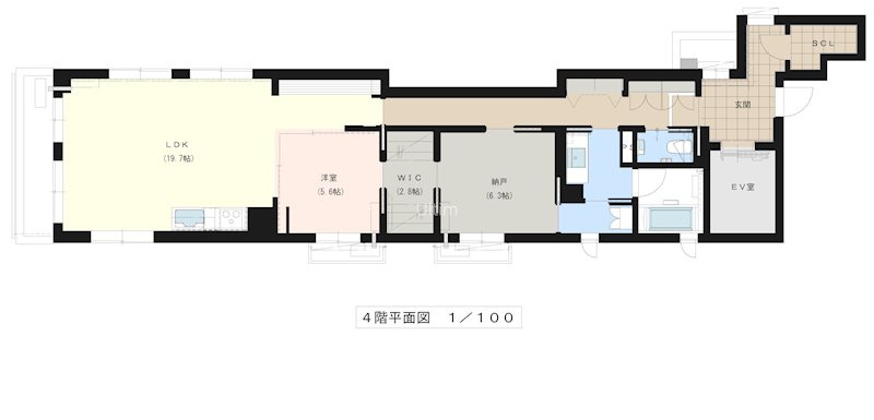 メゾンドイッセイ鴨川別邸の間取り