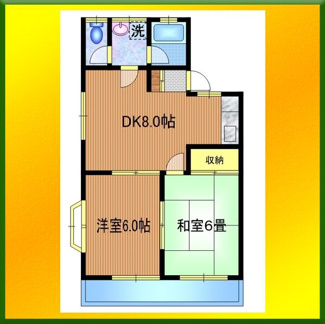 【間取り】 | キヨセハイツ白石
