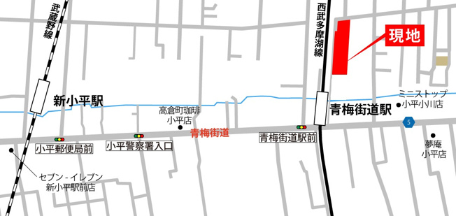 【地図】 | 建築条件付き売地