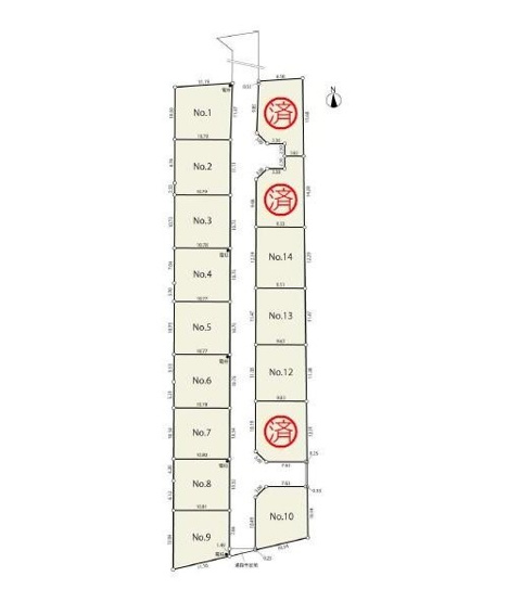 【土地図】 | 建築条件付き売地