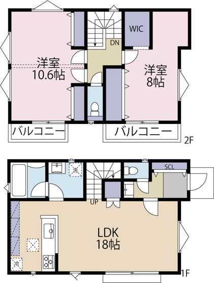 【参考プラン】 | 建築条件付き売地 | 7号棟