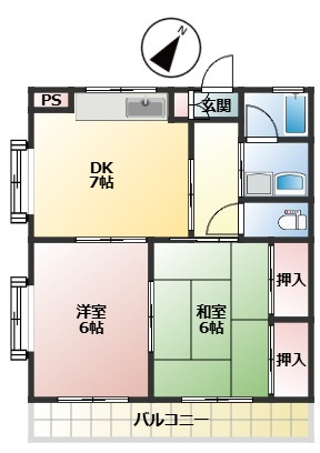 ハイツブライトの間取り