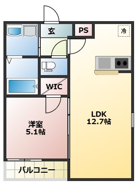 フジパレス萱島の間取り