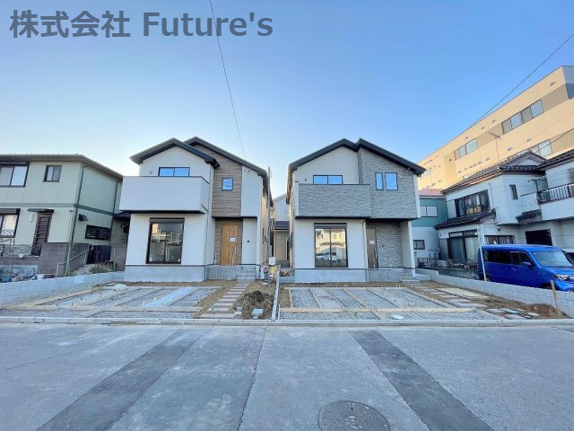 流山市三輪野山1丁目　新築戸建　全2棟　2号棟の外観|2025年1月完成の新築分譲住宅