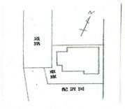 【中古】川越市的場中古住宅の区画図