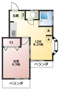 【間取り】 | ヴァンベール・ワカバ