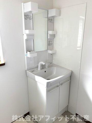 【洗面所】 | 夢番地弐番館 | 洗髪洗面化粧台