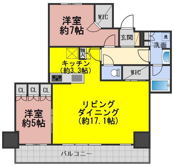 64792　ライオンズ岐阜プレミストタワー35の間取り
