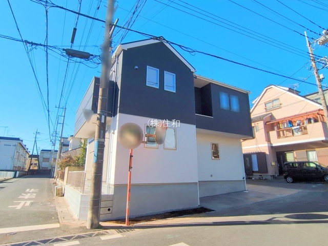 【新築分譲住宅】富士見市鶴馬１期　の前面道路含む現地写真