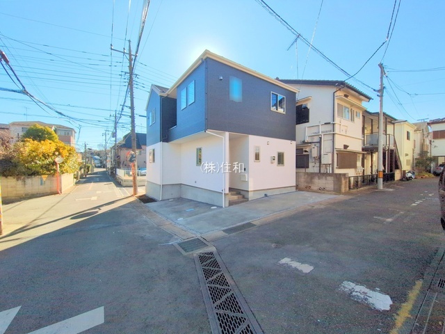 【新築分譲住宅】富士見市鶴馬１期　の前面道路含む現地写真