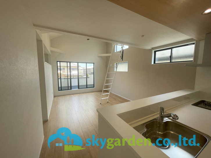 藤沢市本鵠沼6期　新築戸建　全3棟1号棟の居間・リビング