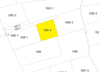 【土地図】 | 平佐町字八間堂2戸1戸建