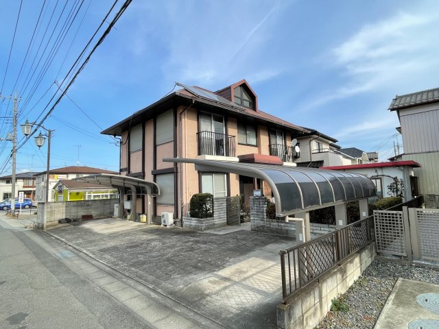藤岡市中大塚　中古950の前面道路含む現地写真