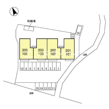 セジュールねごやの区画図|高崎、前橋のお部屋探しはエンドスケープまで！お客様の理想お聞かせ下さい♪