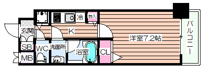 【間取り】 | エステムコート南堀江ⅢCHURA