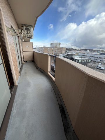 ビアン本間Ⅱのバルコニー