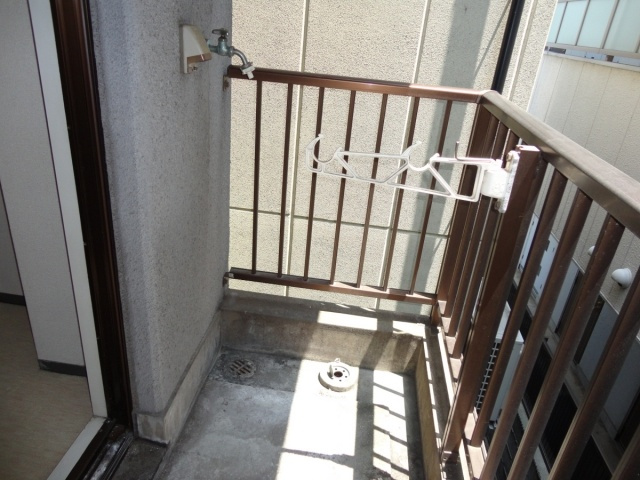 ハイツサンクールのバルコニー