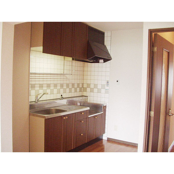 岸和田市土生町２丁目の賃貸マンションのキッチン|お料理しやすいキッチンです