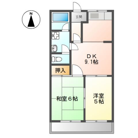 ドリームローズの間取り