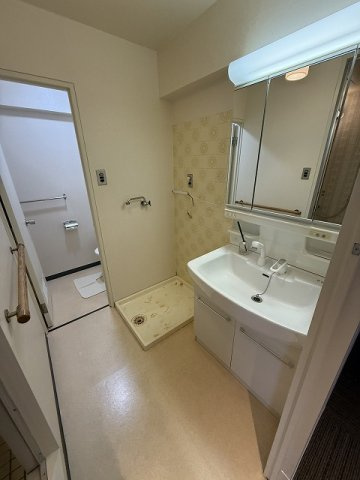 蓬莱マンションの洗面所