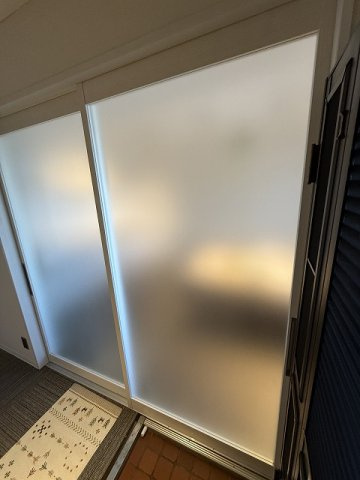 蓬莱マンションのバルコニー