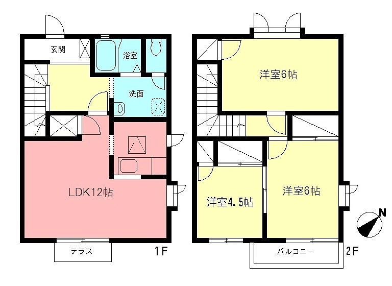 シャトー上星の間取り