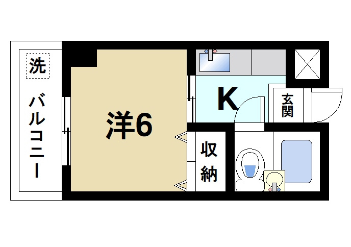 白樺ハイツ大宮Ⅲの間取り