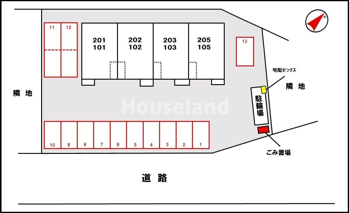 スエロ・レシデンシアの駐車場