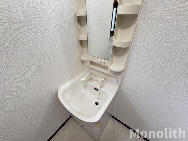 ソレイユ北庄の洗面所