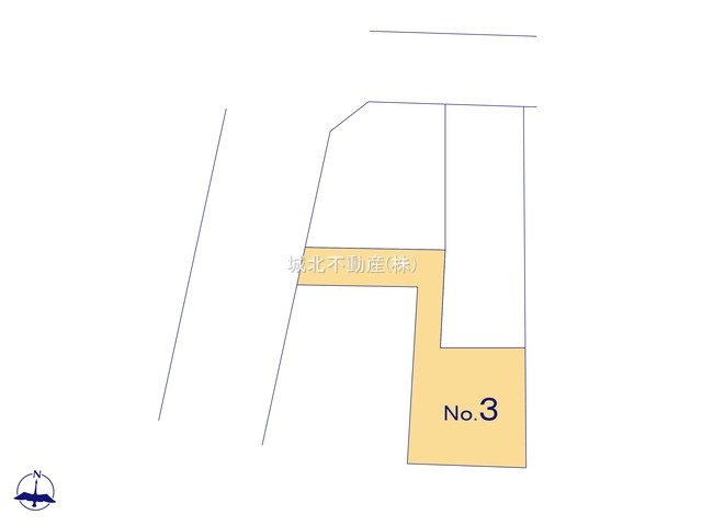 東京都杉並区下井草2丁目 全3棟 3号棟の区画図