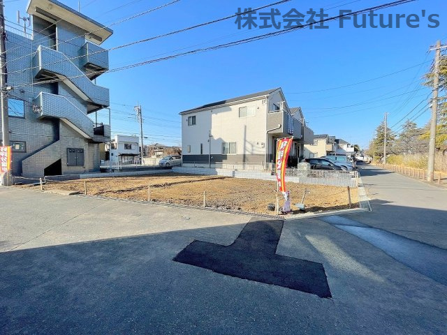 流山市加4丁目　新築戸建　全2棟　1号棟の前面道路含む現地写真|前面道路含む現地写真です。