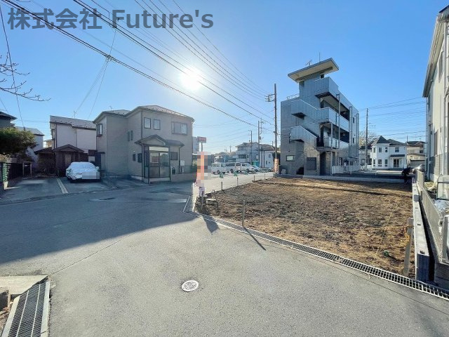 流山市加4丁目　新築戸建　全2棟　1号棟の前面道路含む現地写真|前面道路含む現地写真です。