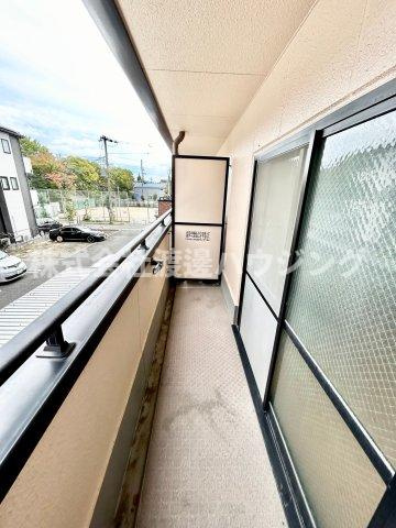 ビオトープ小曽根のバルコニー