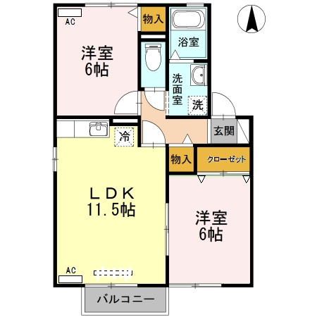 セジュールスールの間取り