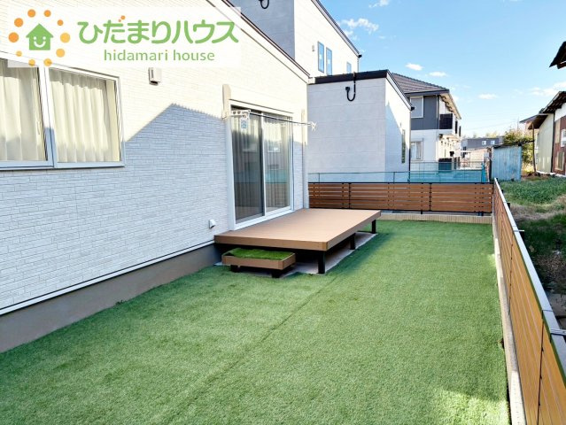 【庭】 | かすみがうら市稲吉5丁目　中古戸建 | お庭付物件になります！お庭遊びや、プールなどお子様も大喜び(^^)