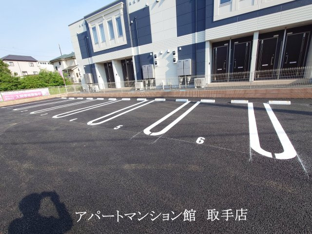 ル・モンブランの駐車場