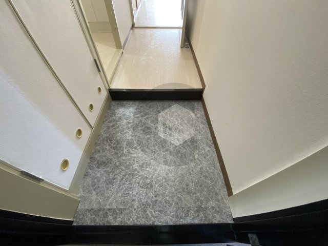 オリエントマンションの玄関