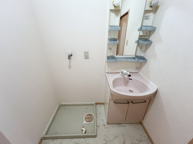 ビレッジ北久保 B棟の洗面所