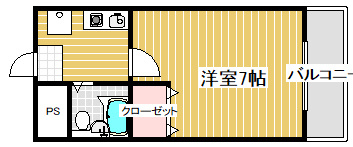 【間取り】 | シティパレス高井田