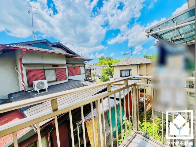 八幡市八幡植松のバルコニー