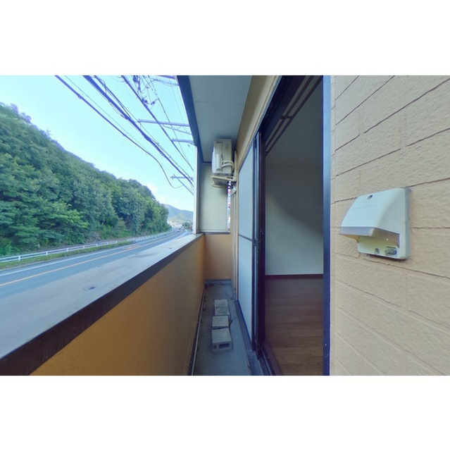 アロマージュフォレストのバルコニー