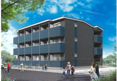 【外観パース】 | F+STYLE藤井寺林2号館