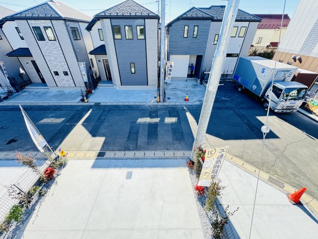 松戸市五香２丁目新築戸建（五香39・40期）の展望|バルコニーより道路側眺望