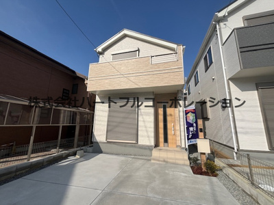 【外観】 | 神戸市垂水区千鳥が丘3丁目　新築戸建2号棟　仲介手数料無料！ | 外はこのようになっています