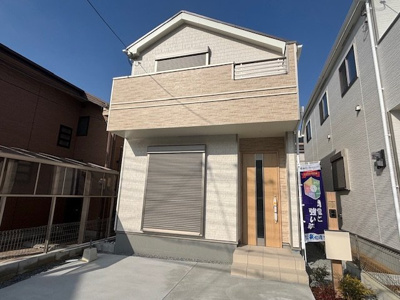 【外観】 | 神戸市垂水区千鳥が丘3丁目　新築戸建2号棟　仲介手数料無料！ | 外観もきれいです