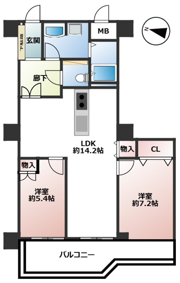 【間取り】 | グラン・フェルティ本山