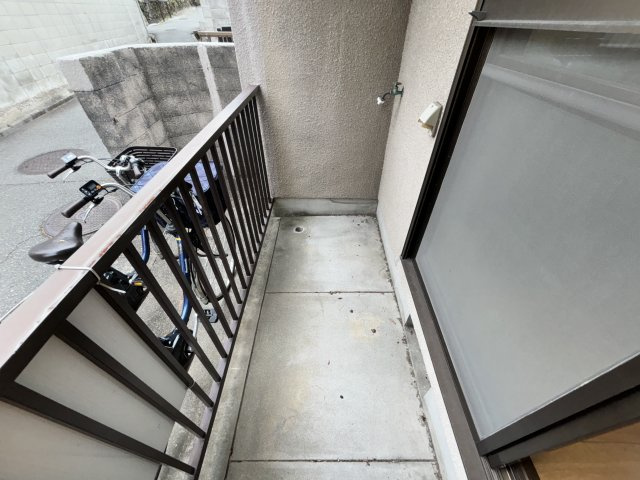 山脇ハイツのバルコニー