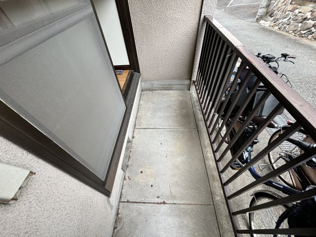 山脇ハイツのバルコニー